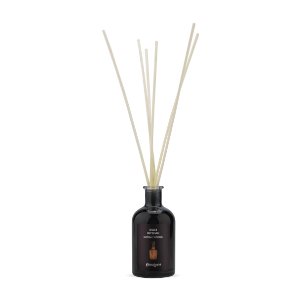 "ERBOLINEA" ROOM FRAGRANCES WITH PRESTIGE LINE STICKS (Imperial woods) 100 ml.