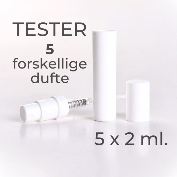 "ERBOLINEA" HJEMME DUFTPR�VE (s�t nr. 2) 5 x 2 ml.