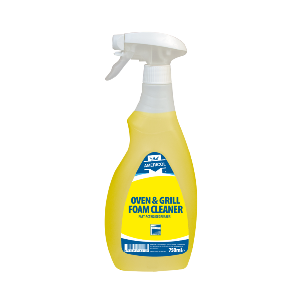 "AMERICOL" OVEN &amp; GRILL FOAM CLEANER 750 ml.